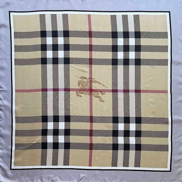Display #4 Burberry Classic Check Scarf - Picture 1 of 14
